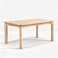 Eiken houten tafel 150 x 75 x 75cm voor woonkamer en eetruimte