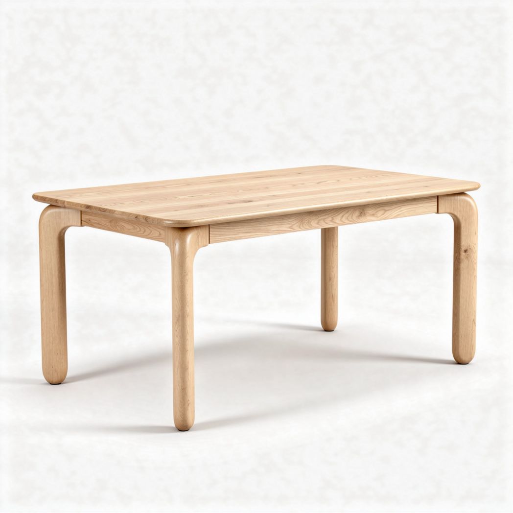 Eiken houten tafel 150 x 75 x 75cm voor woonkamer en eetruimte